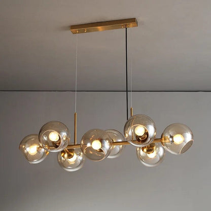 Circular Crystal Drop Lighting Fixture