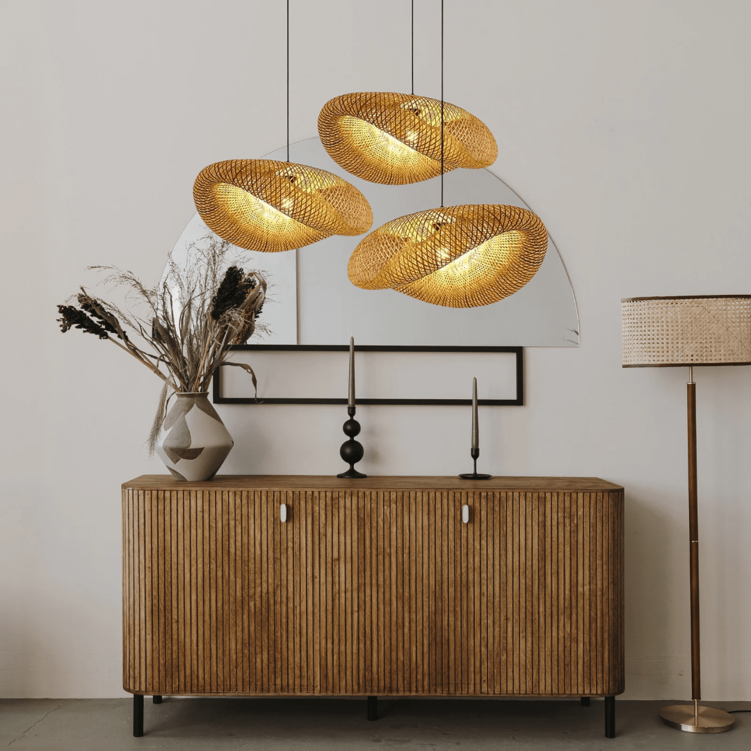 Eco Friendly Bamboo Pendant Lamp - OutfitLondon