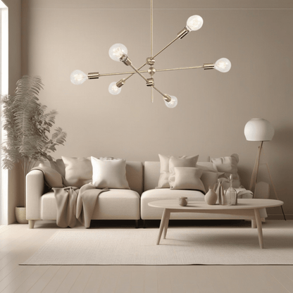 Elegant Hanging Glass Lamp