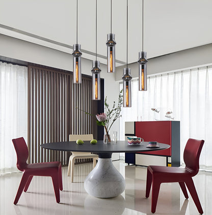 Sleek Silver Teardrop Pendant Lighting - OutfitLondon