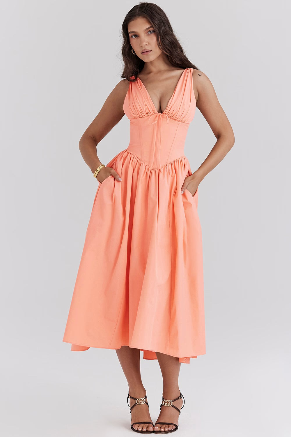 Vibrant Floral Women's Sundress