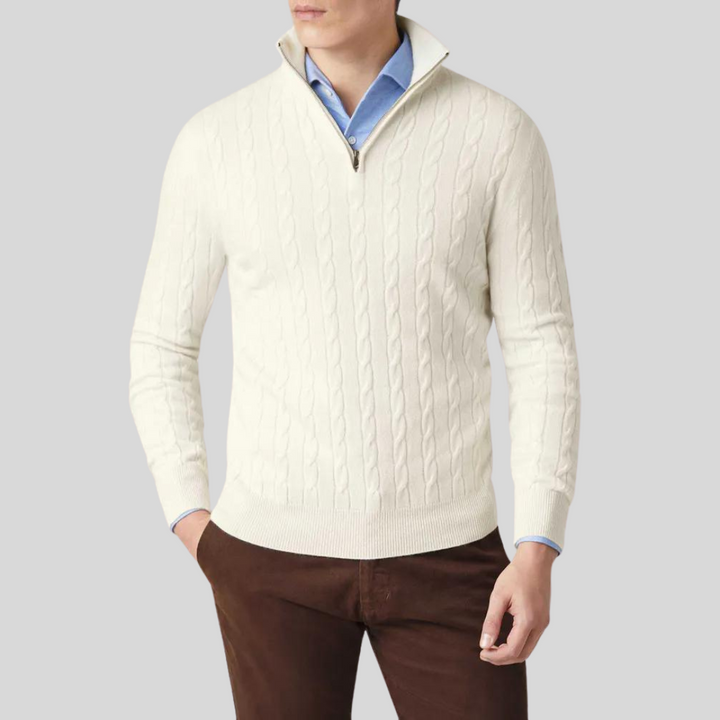 Luxury Soft Men's Cashmere Pullover Sweatshirt - OutfitLondon