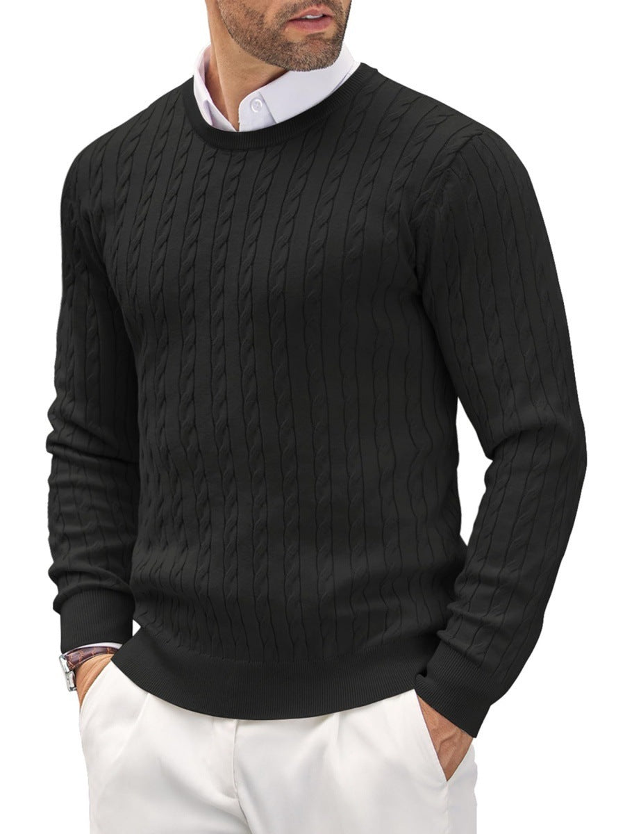 Men's Classic Fit Premium Crew Neck Pullover Sweater