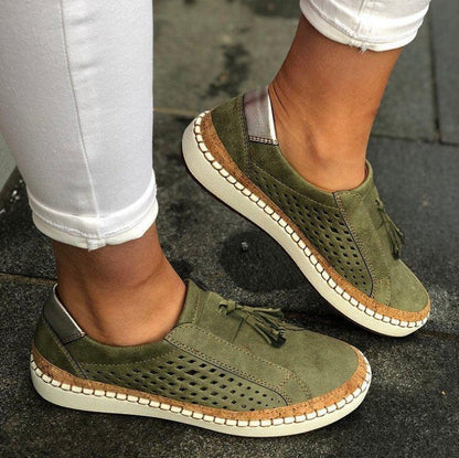 Comfortable Women's Knit Slip-On Sneakers