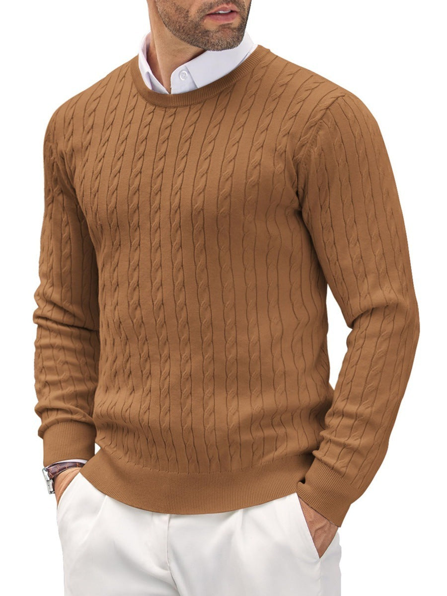 Men's Classic Fit Premium Crew Neck Pullover Sweater