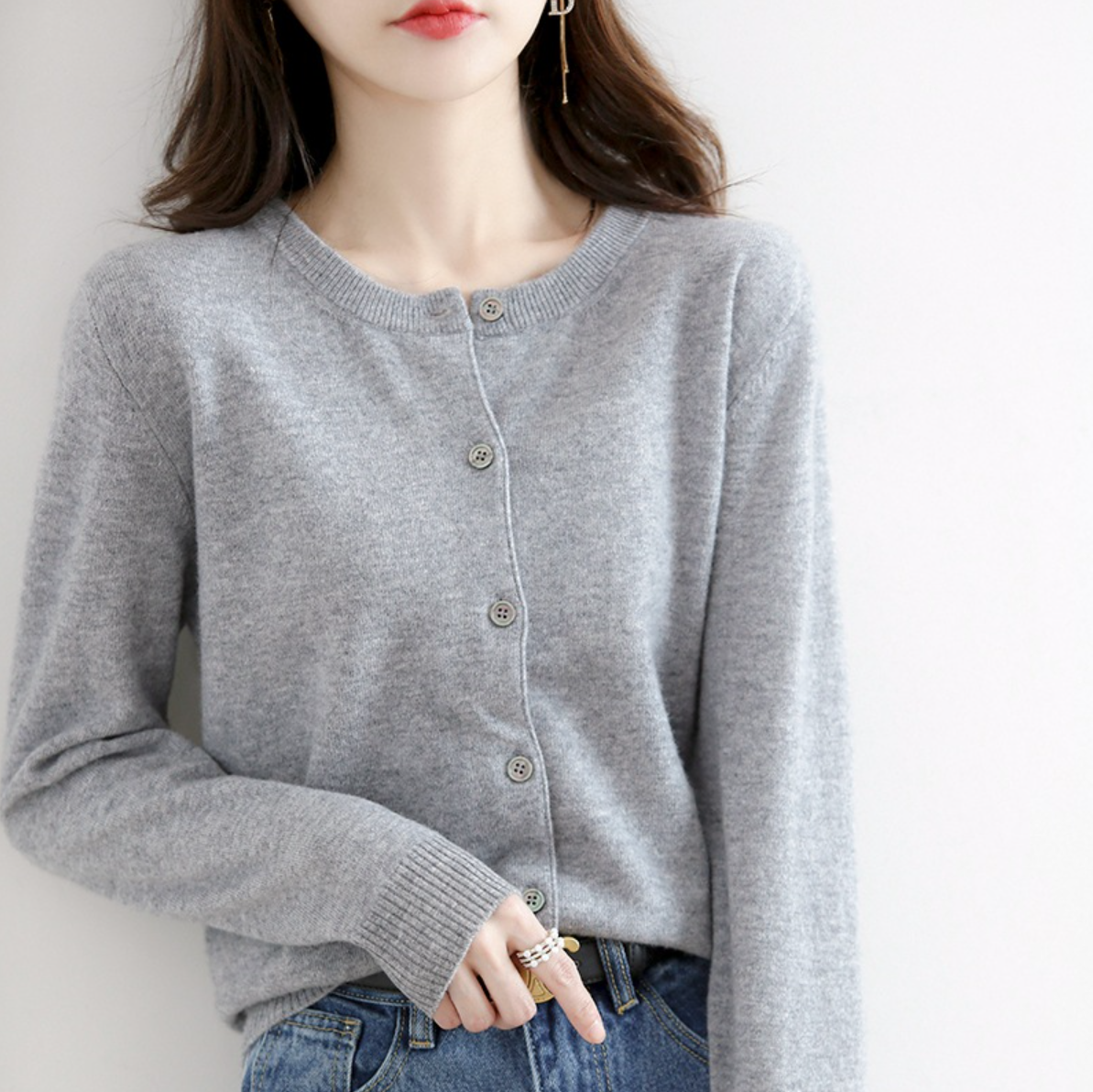 Cozy Women's Knitted Cardigan Sweater