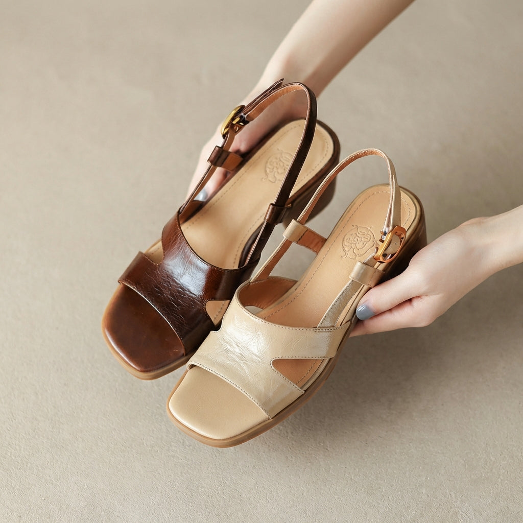 Elegant High Heel Open Toe Sandals