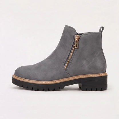 Women's Waterproof Leather Orthopaedic Ankle Boots