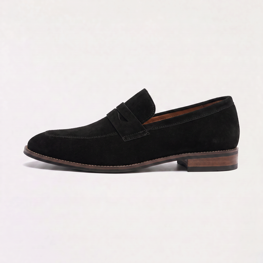 Men's Classic Nubuck Penny Loafers