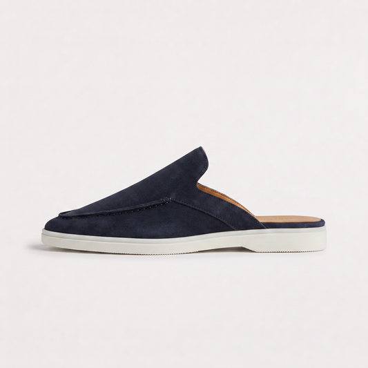 Women's Classic Suede Backless Slip-On Loafers