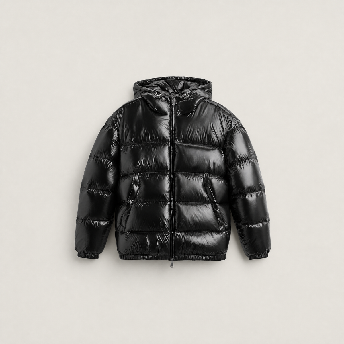 Women's Glossy Hooded Puffer Jacket