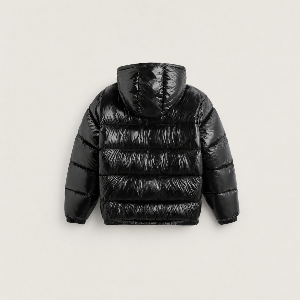 Women's Glossy Hooded Puffer Jacket