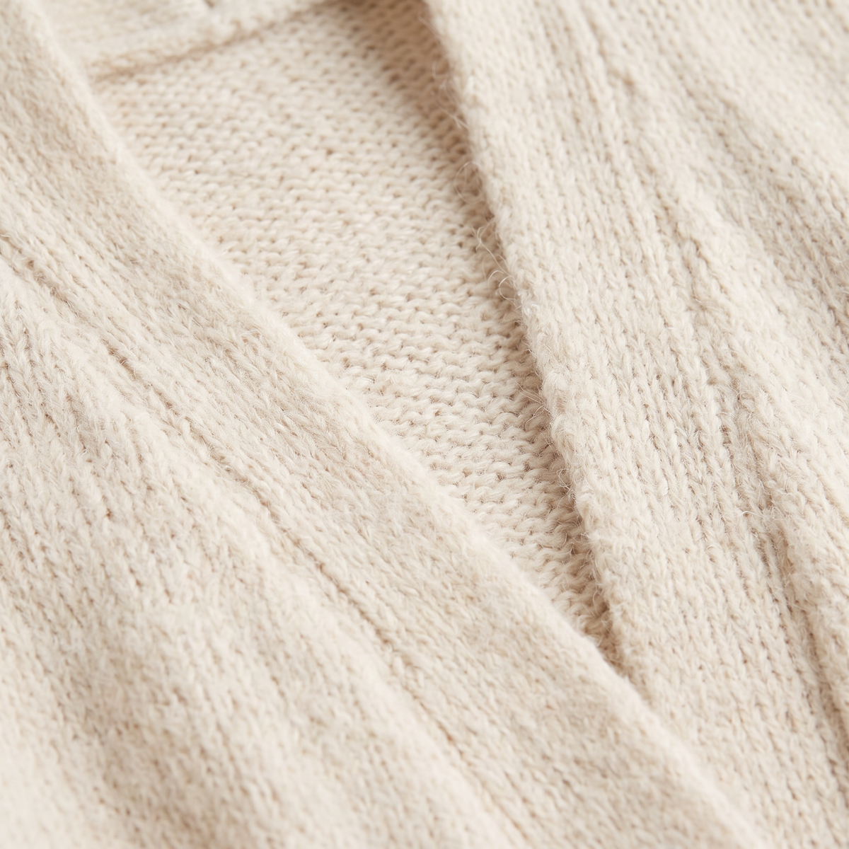 Women's Casual Fluffy Knit Longline Open-Front Cardigan