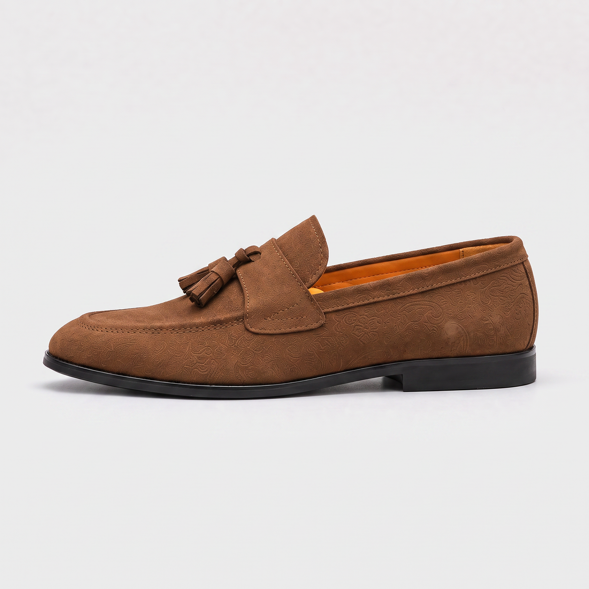 Men's Casual Suede Tassel Loafers Low Top Shoes