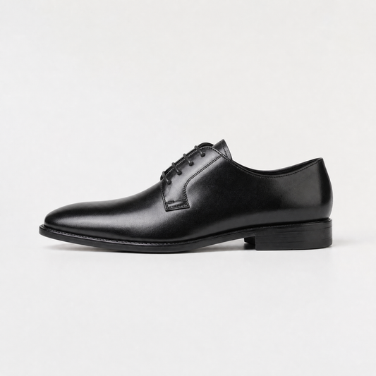 Men's Classic Leather Lace-Up Derby Shoes