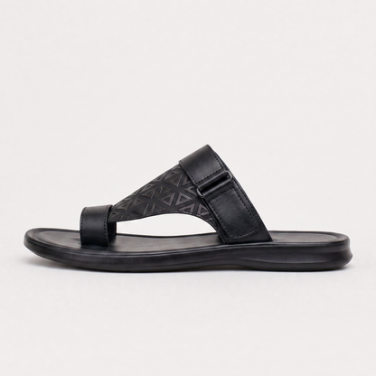 Men's Casual Adjustable Leather Toe-Loop Sandals