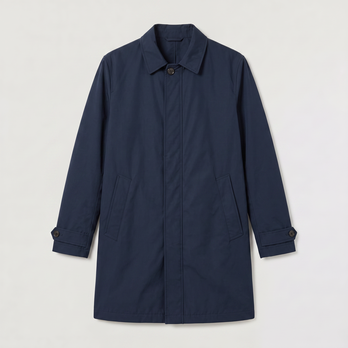 Men's Lightweight Waterproof Cotton Trench Coat