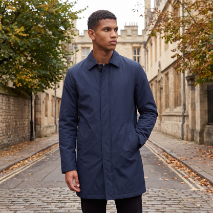 Men's Lightweight Waterproof Cotton Trench Coat