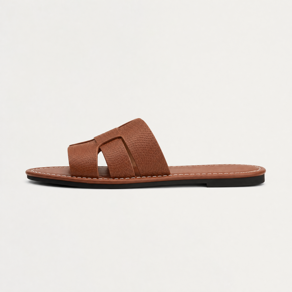 Women's Casual Cushioned Flat Slide Sandals