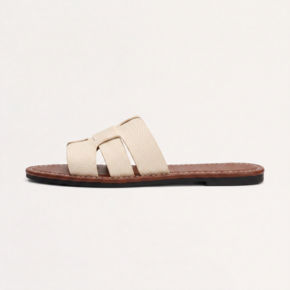 Women's Casual Cushioned Flat Slide Sandals