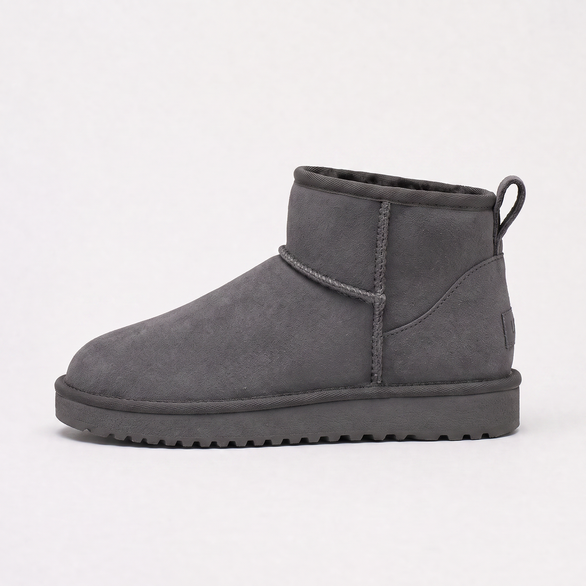 Women's Stylish Suede Ankle Boots with Shearling Lining