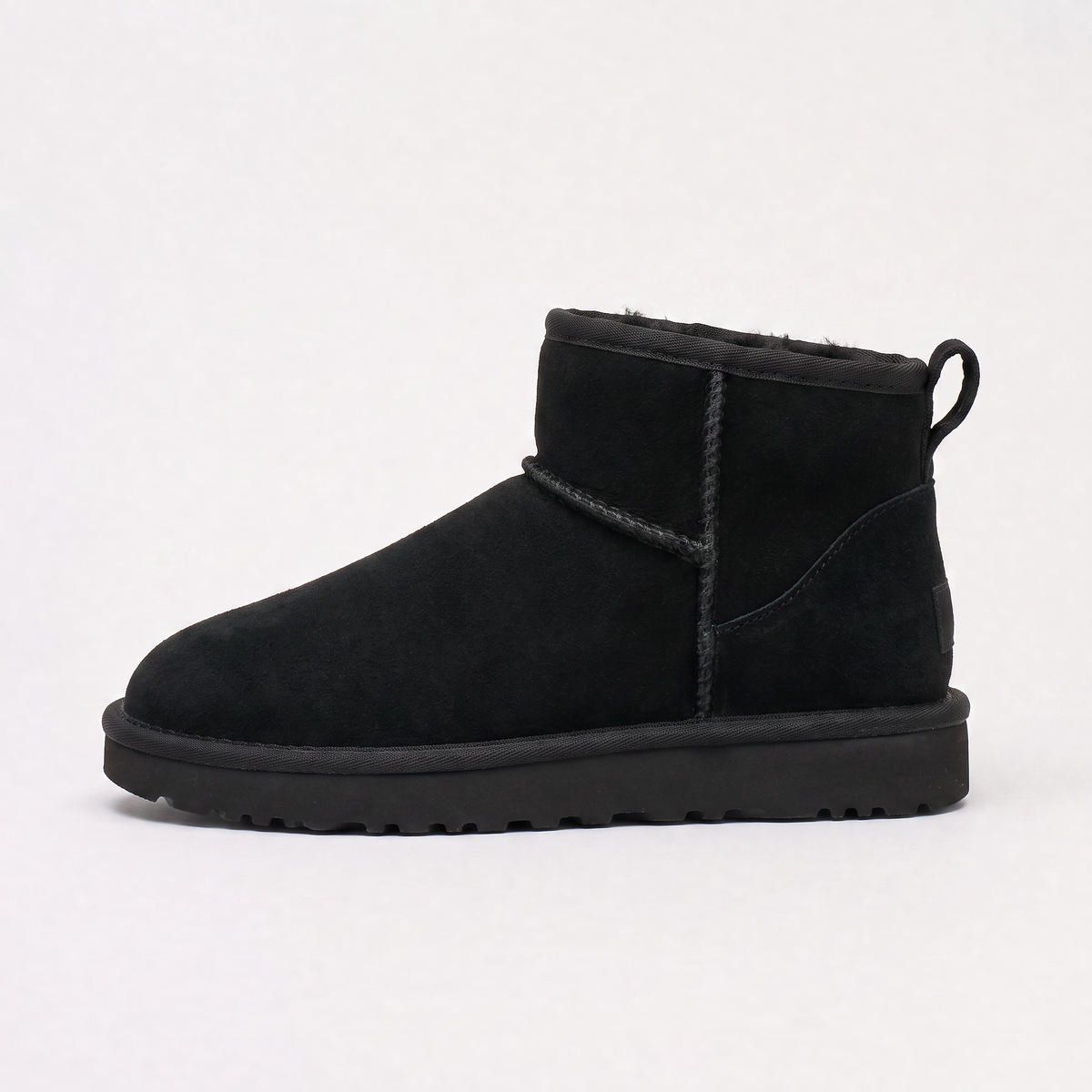 Women's Stylish Suede Ankle Boots with Shearling Lining