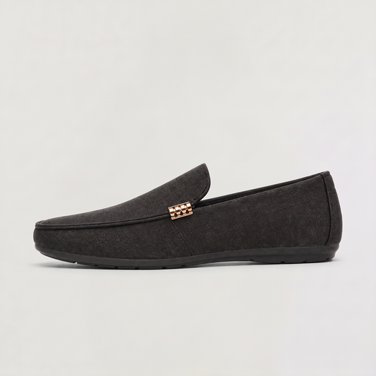 Men's Casual Canvas Textured Slip-On Loafers