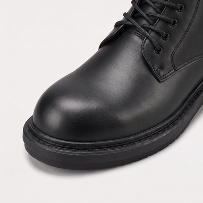 Women's Classic Leather Lace-Up Ankle Boots