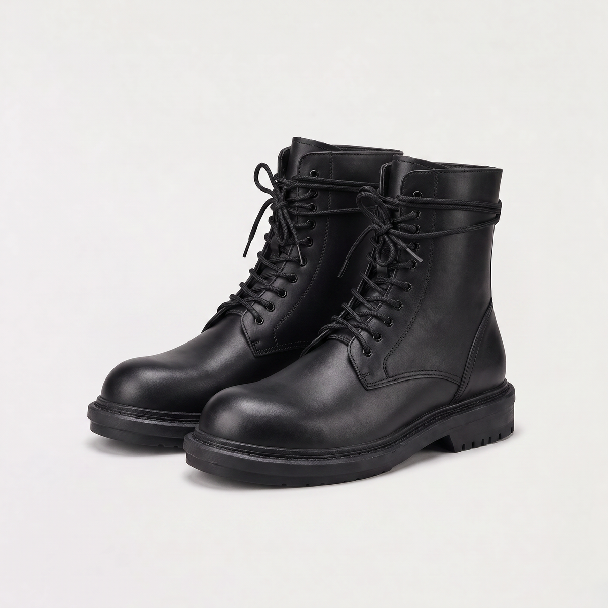 Women's Classic Leather Lace-Up Ankle Boots