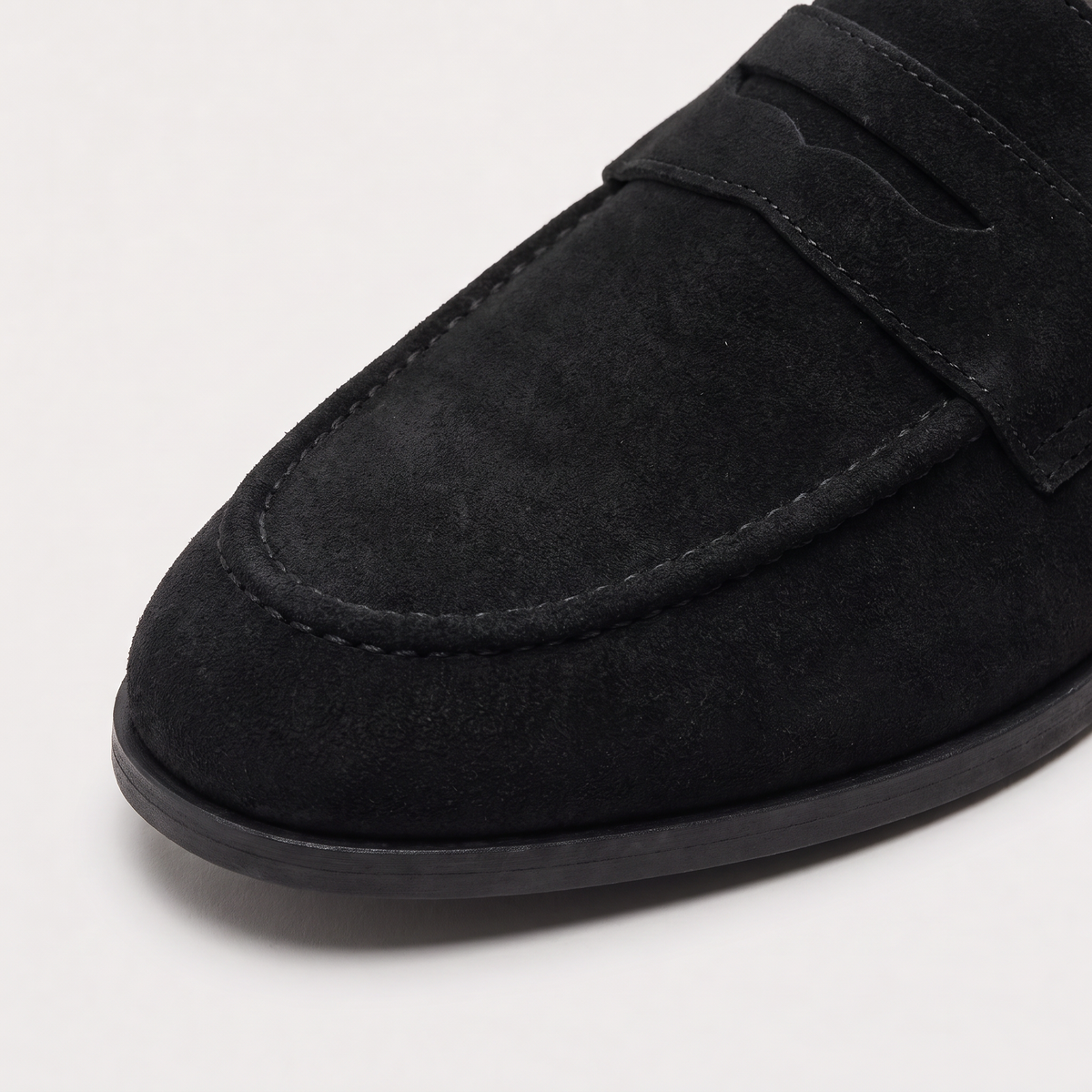 Men's Classic Suede-Look Penny Loafers