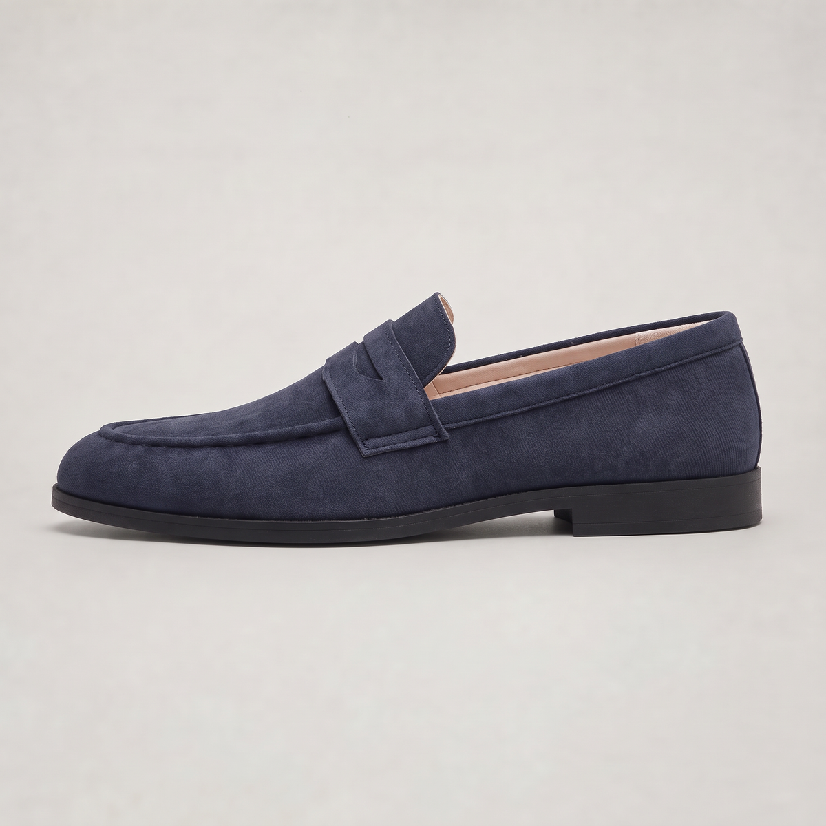 Men's Classic Suede-Look Penny Loafers