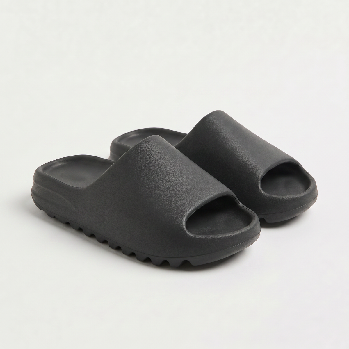 Men's Casual Leather Open-Toe Slide Sandals