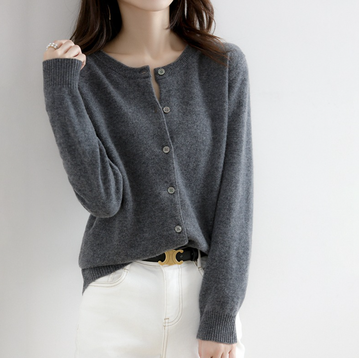 Cozy Women's Knitted Cardigan Sweater