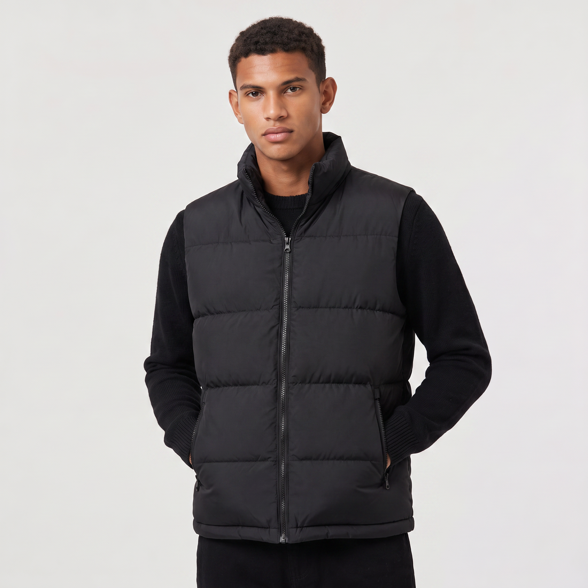 Men's Casual Quilted Puffer Gilet