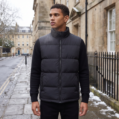 Men's Casual Quilted Puffer Gilet