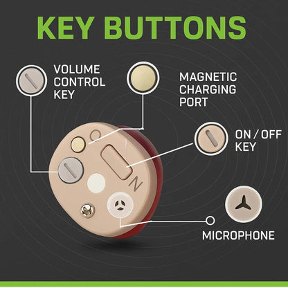 Discreet Rechargeable Hearing Aids with Crystal Clear Sound