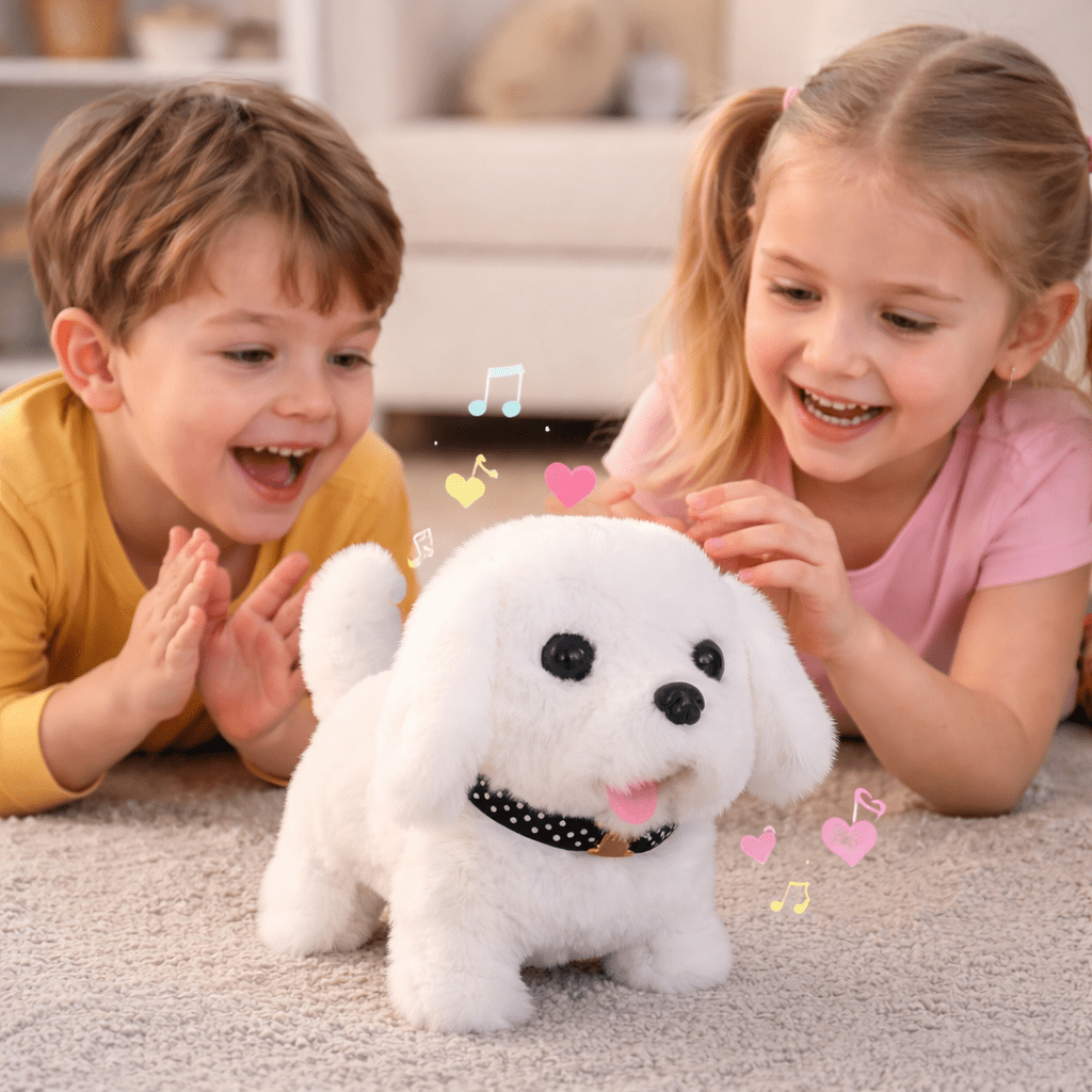 Cute Electronic Puppy Pet Toy with Realistic Sounds