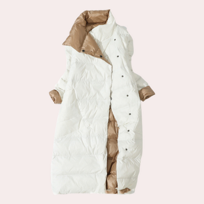 Warm Women's Padded Down Parka Winter Jacket - OutfitLondon