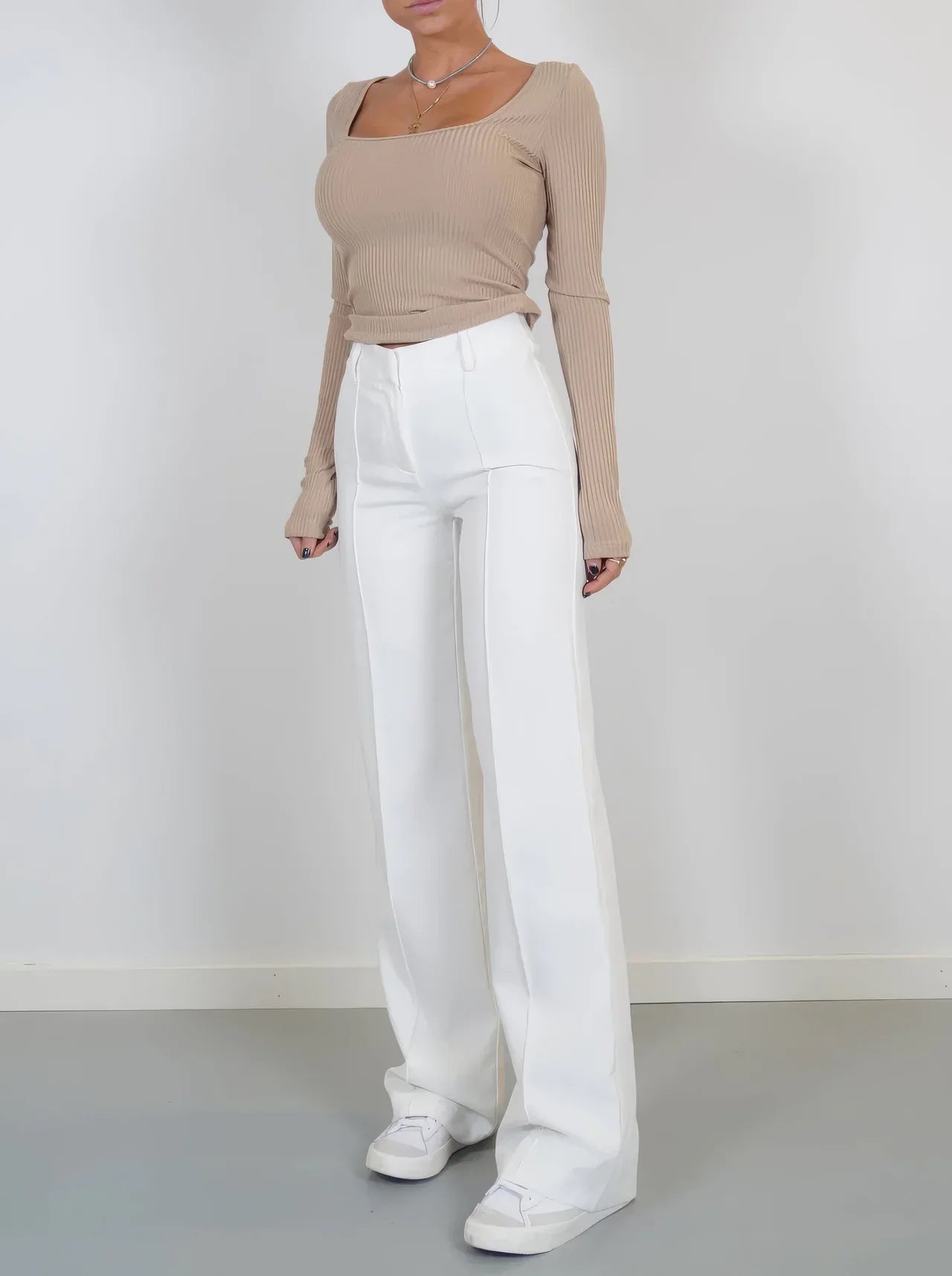 Iris Pants | Wide-Leg High Waisted Trousers for Women