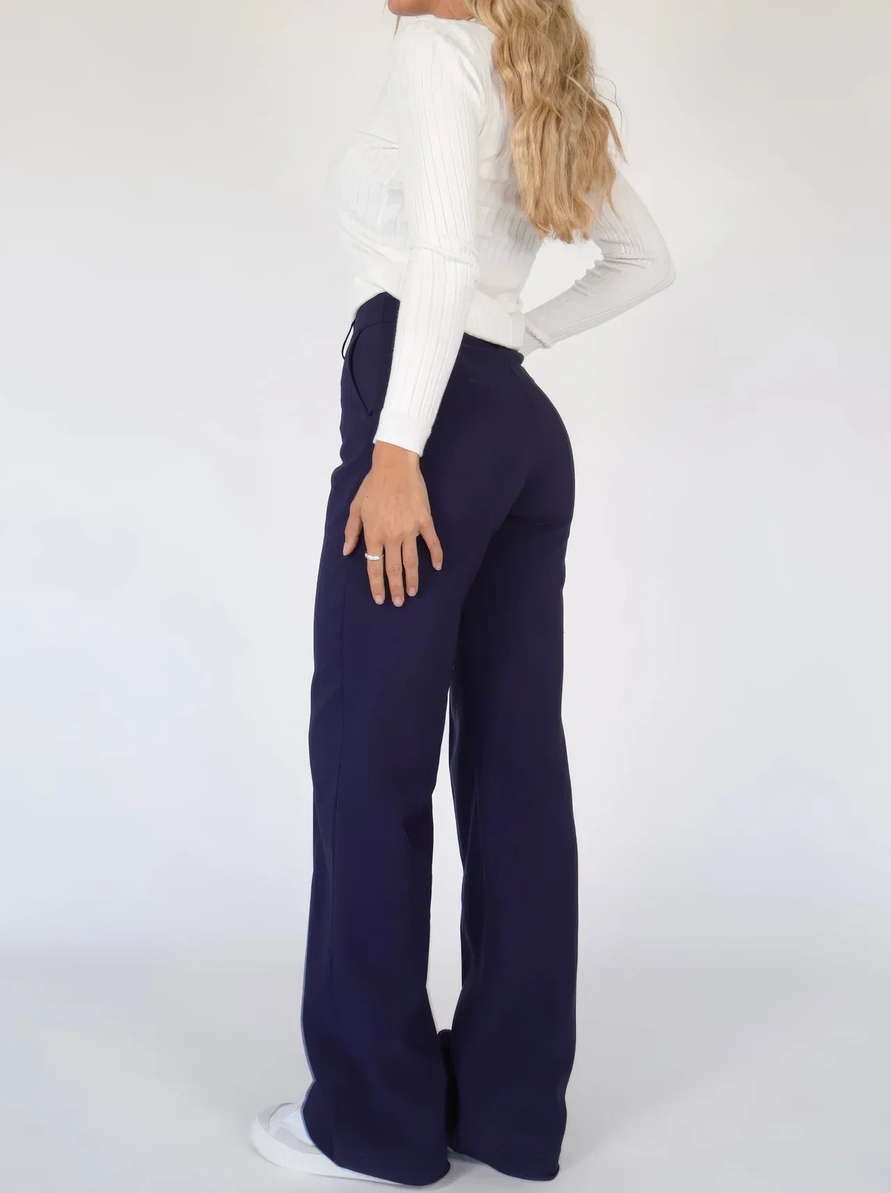 Iris Pants | Wide-Leg High Waisted Trousers for Women