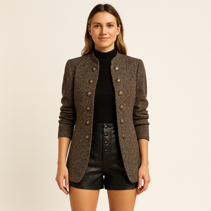 Premium Khaki Tailored Blazer - OutfitLondon