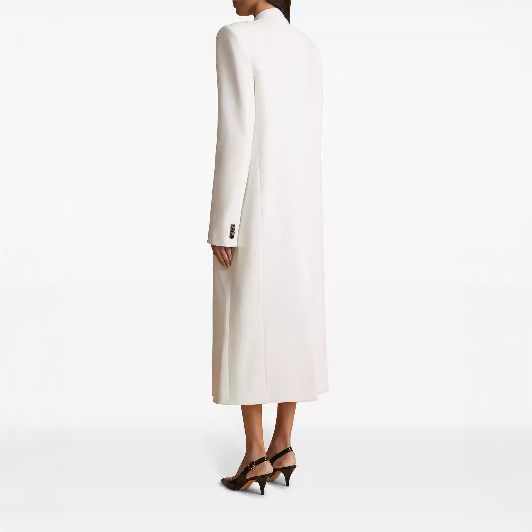 Classic White Tailored Blazer for Women