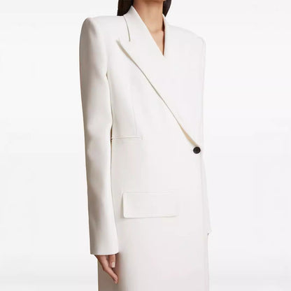 Classic White Tailored Blazer for Women
