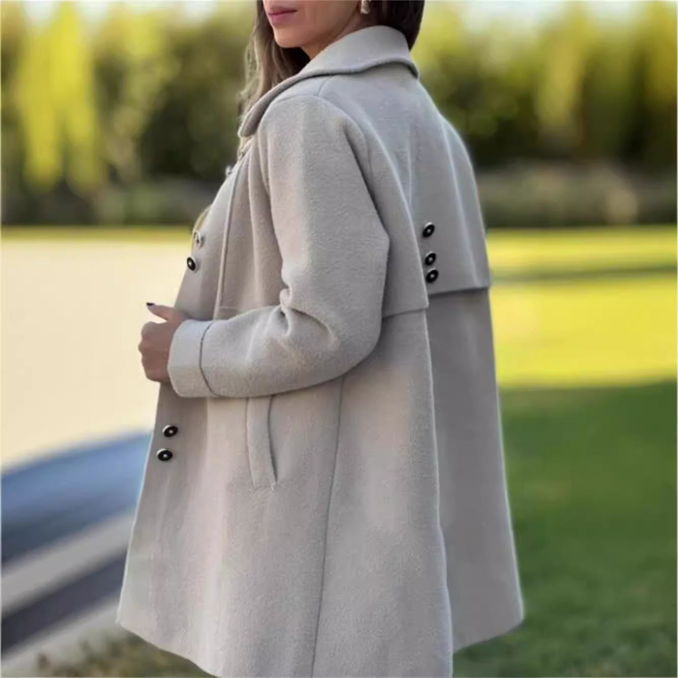 Classic Stylish Women's Long Coat with Flawless Fit