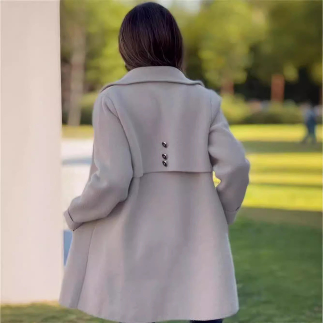 Classic Stylish Women's Long Coat with Flawless Fit