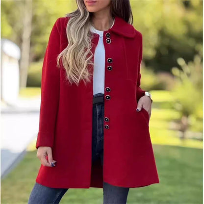 Classic Stylish Women's Long Coat with Flawless Fit