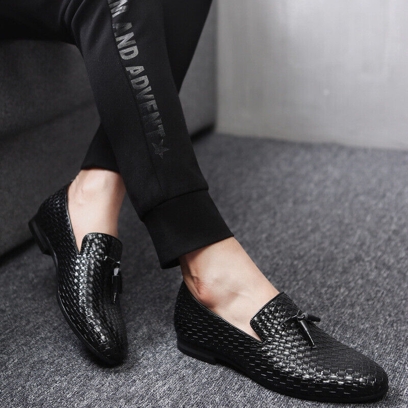 Classic Slip On Leather Loafers - OutfitLondon