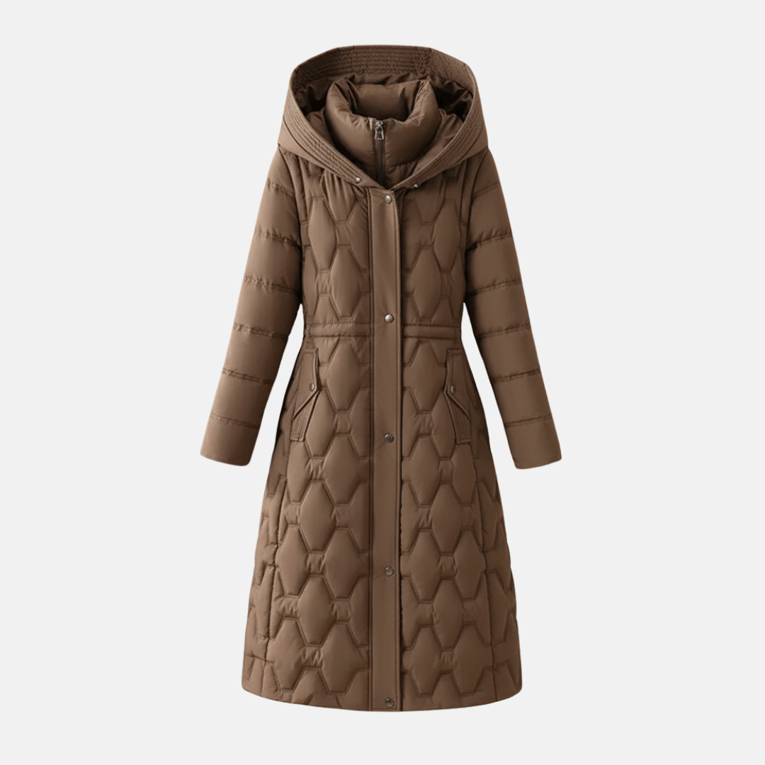 Slim Fit Quilted Down Filled Winter Coat