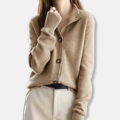 Soft Women's Short Cardigan Sweater - OutfitLondon