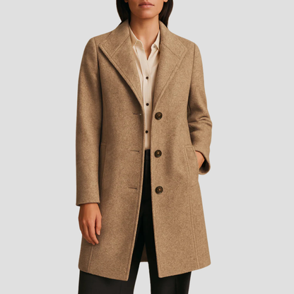 Men's Slim Fit Formal Overcoat - OutfitLondon